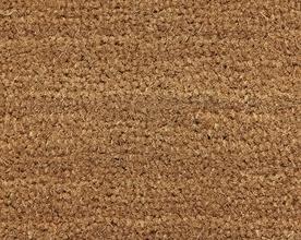 Rohože - Kokosová rohož 40x60 cm přírodní - s náběhovou gumou - E-RIN-DRTP17NAT46N - přírodní - s náběhovou gumou