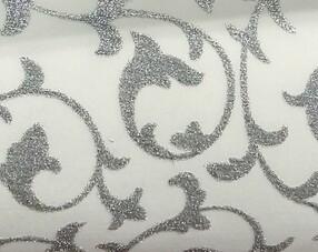 Event textiles - Timeless Twister Design 100 200 - POIX-TWISDES - White-Silver