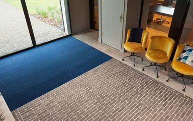 Cleaning mats - Coir mat 40x60 cm color - with rubber edges - E-RIN-RNT17COL46N - K17 černá - s náběhovou gumou