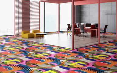 Carpets - FGI Structured Loop Econyl sd Acoustic Plus 48x48 cm - OBJC-FGISTRLP48 - Rubina 0302