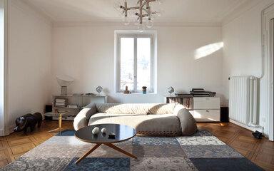 Carpets - Vintage Multi ltx 230x330 cm - LDP-VNTGMLT230 - 8101 Black and White